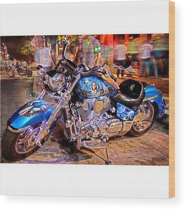 Likesforlikes Wood Print featuring the photograph Hot Harley During Rot by Andrew Nourse