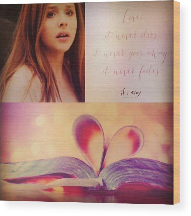 Beautiful Wood Print featuring the photograph #ifistay By @galeforman
#beautiful by Victoria Mcguinness