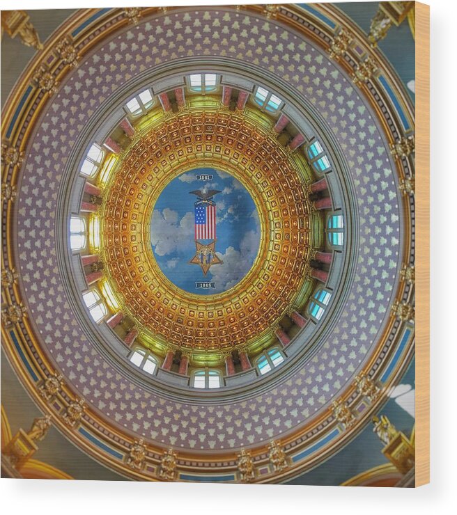 Dome Wood Print featuring the photograph Inside the Dome by Jame Hayes