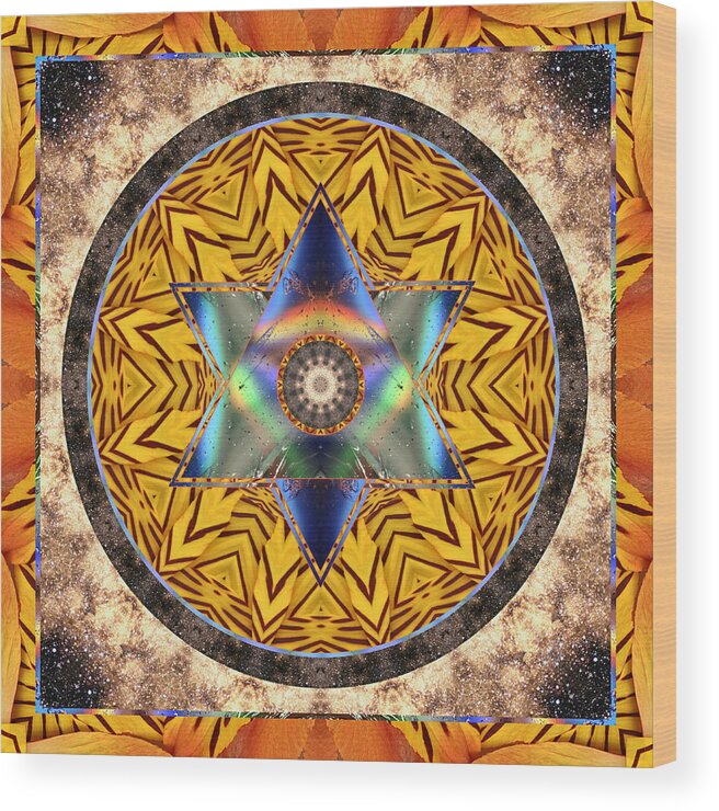 Yoga Art Wood Print featuring the photograph Interspectra by Bell And Todd