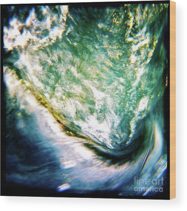 Water Wood Print featuring the photograph Into The Vortex by Kevyn Bashore