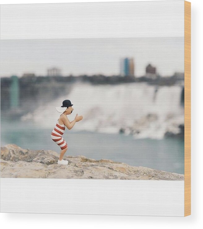  Wood Print featuring the photograph Let's Dive Into The Adventure.🏊🏻 by Visual Creative In Lisbon