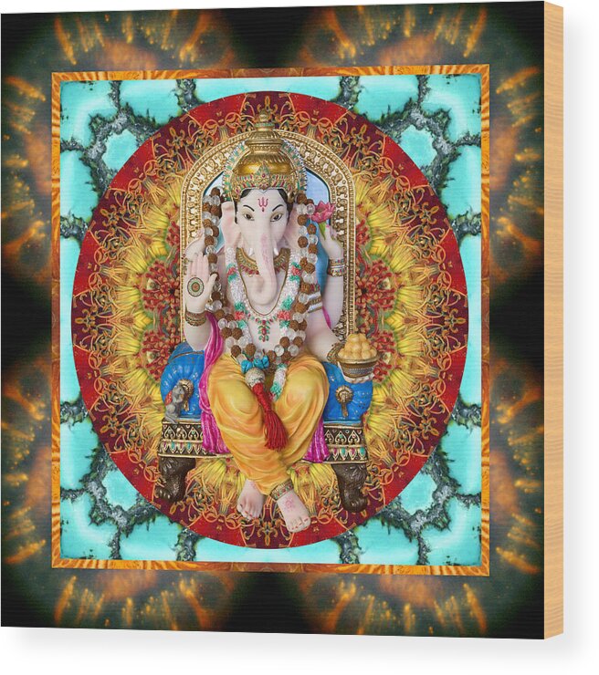 Ganesh Wood Print featuring the photograph Lord Generosity by Bell And Todd