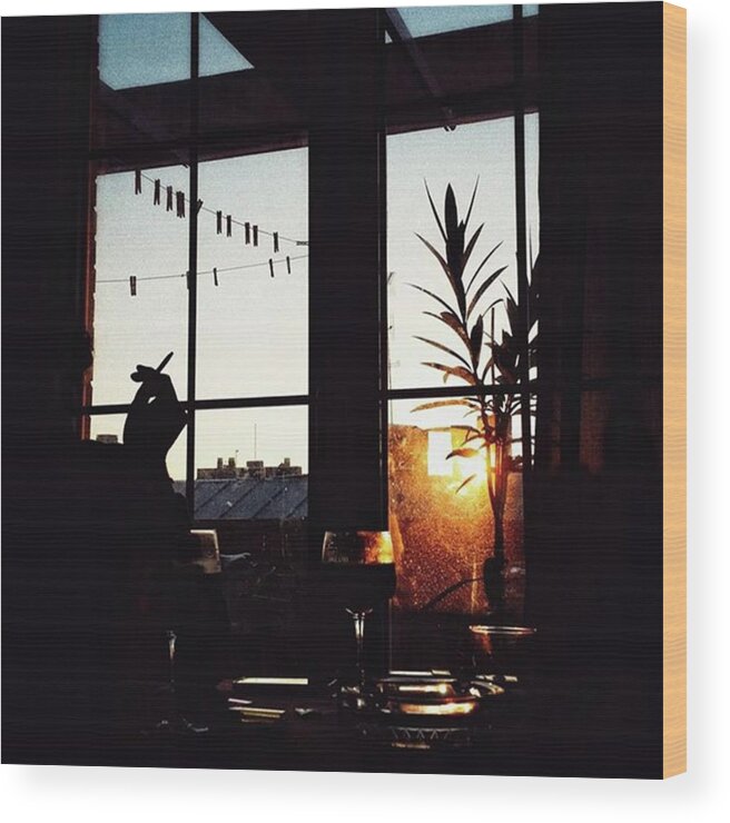 Window Wood Print featuring the photograph New Year's Eve. Good Year!! #window by Rafa Rivas