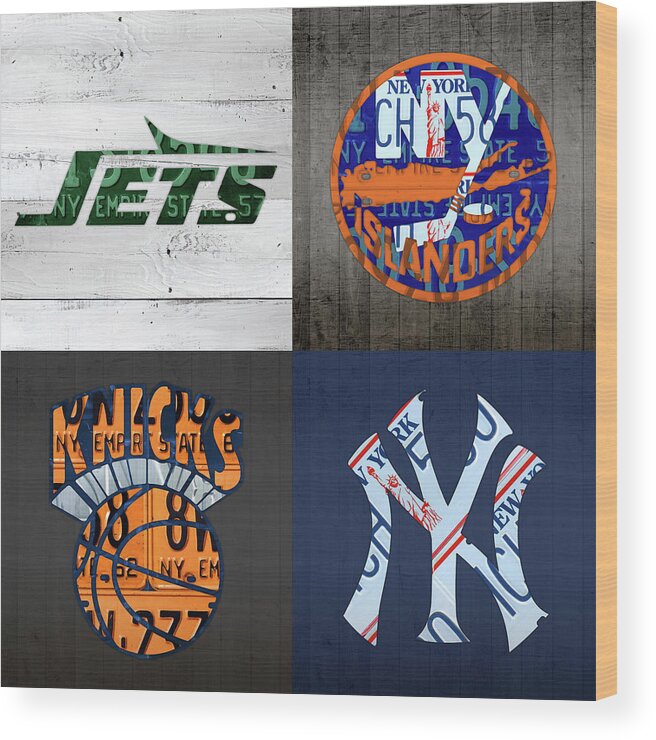 Islanders Hockey Team Retro Logo Vintage Recycled New York License Plate  Art Mixed Media by Design Turnpike - Pixels