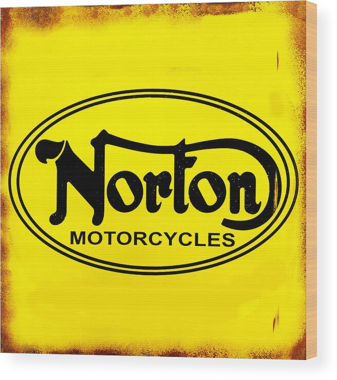 Norton Motorcycle Wood Print featuring the photograph Norton Motorcycles by Mark Rogan