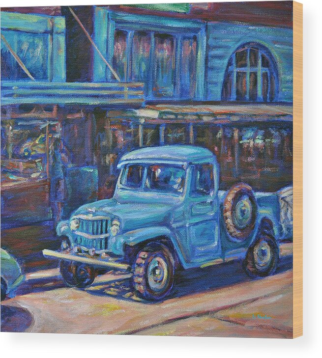 Acrylic Wood Print featuring the painting Old Timer by Li Newton