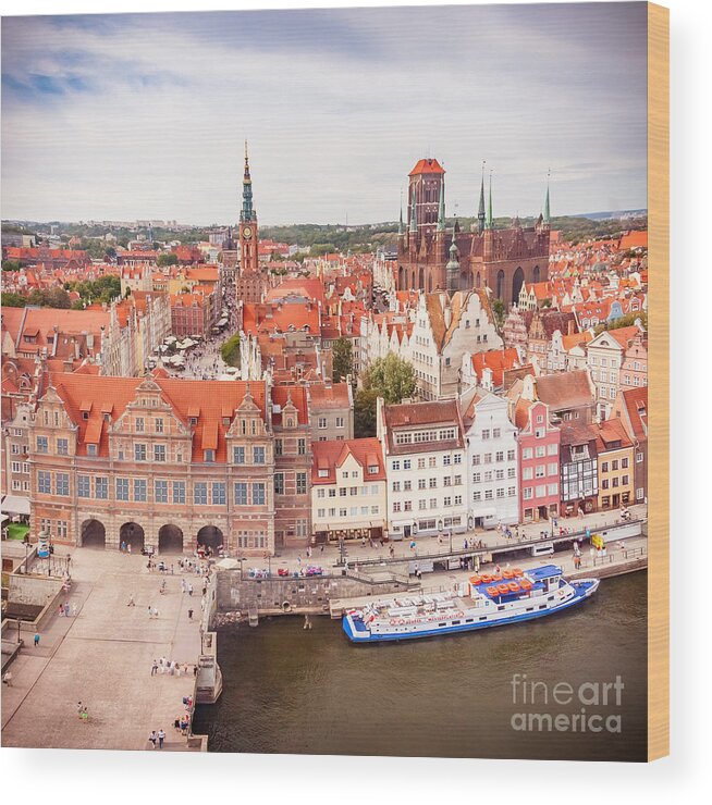 City Wood Print featuring the photograph Old Town Gdansk by Mariusz Talarek