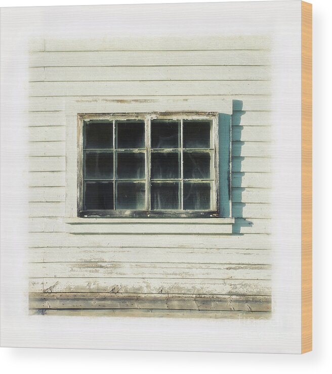 Window Wood Print featuring the photograph Old Window 1 by Priska Wettstein