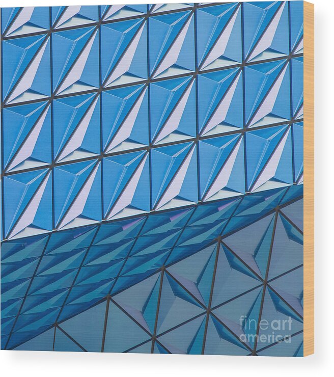 Reflections Wood Print featuring the photograph Origami Fold by Marilyn Cornwell