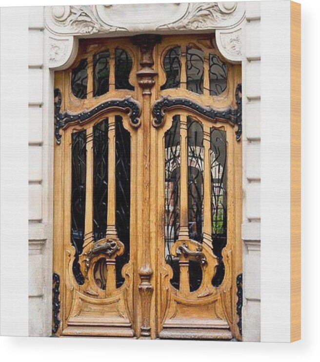 Parisian Wood Print featuring the photograph Paris Is Full Of Amazing Details! Came by Ivy Ho
