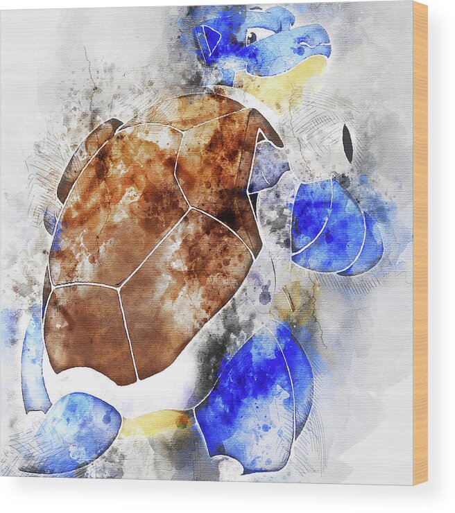 Pokemon Articuno Abstract Portrait - by Diana Van Throw Pillow by