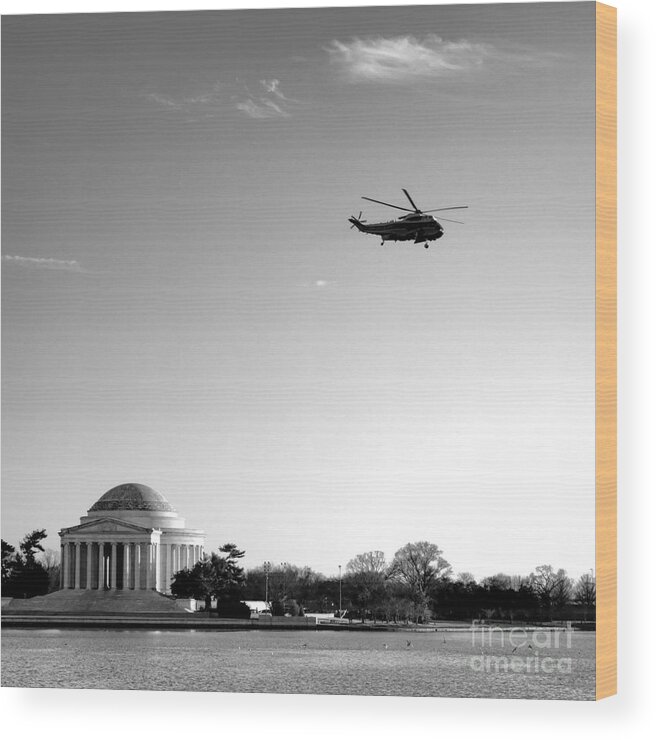 Marine Wood Print featuring the photograph Presidential Salute by Olivier Le Queinec