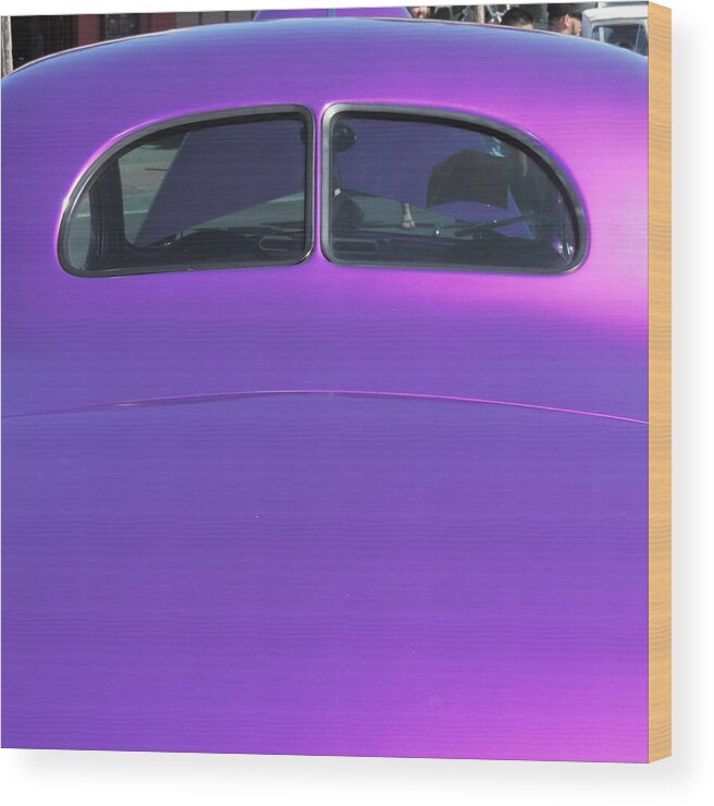 1940.automobile Wood Print featuring the photograph Purple Forty by Bill Tomsa