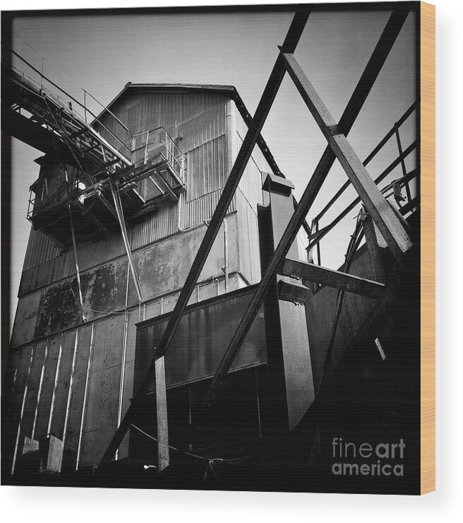 Quarry Wood Print featuring the photograph Quarry Tower by Kevyn Bashore