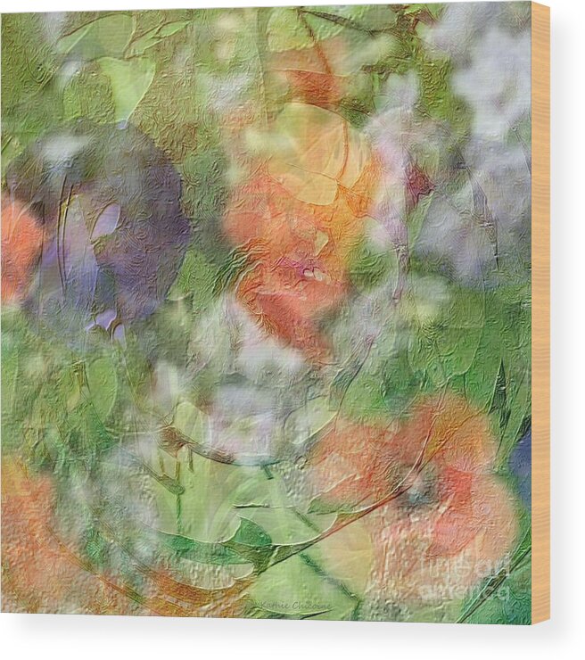 Photography Wood Print featuring the photograph Swirls of Color by Kathie Chicoine