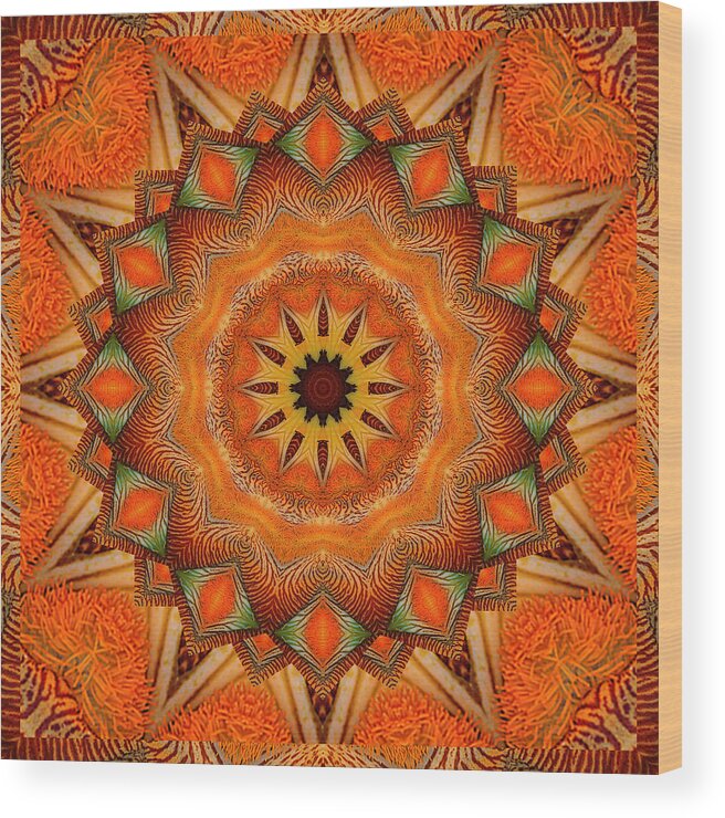 Yoga Art Wood Print featuring the photograph Take Heart by Bell And Todd