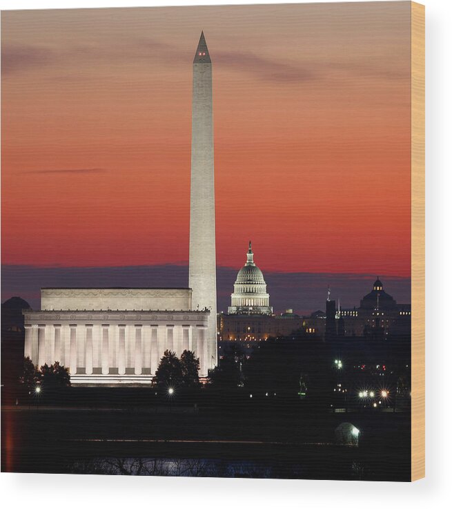 Washington D.c. Wood Print featuring the photograph This City by Mitch Cat