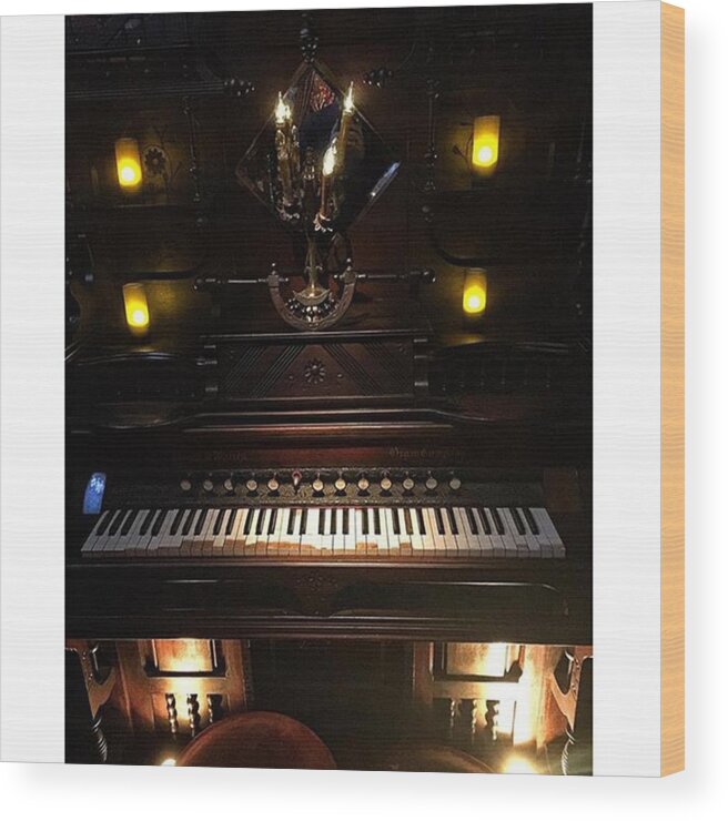 Goth Wood Print featuring the photograph Vital Organ by Aubrey Erickson