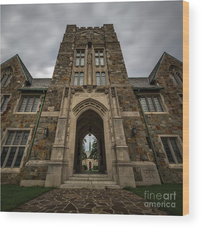 Berry College Wood Print featuring the photograph Walkthrough by Doug Sturgess