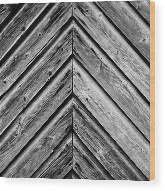 Wood Wood Print featuring the photograph Weathered Wood by Larry Carr