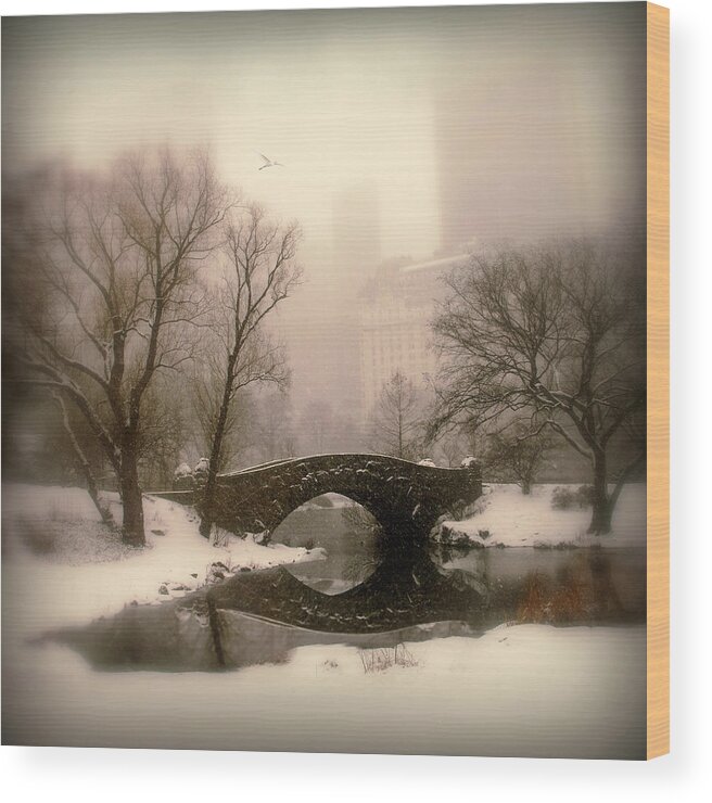 Winter Wood Print featuring the photograph Winter Nostalgia by Jessica Jenney