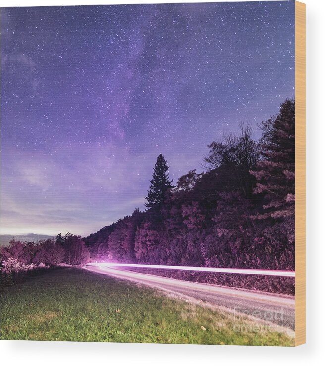 Milky Way Wood Print featuring the photograph Zooming through the Milky Way by Robert Loe