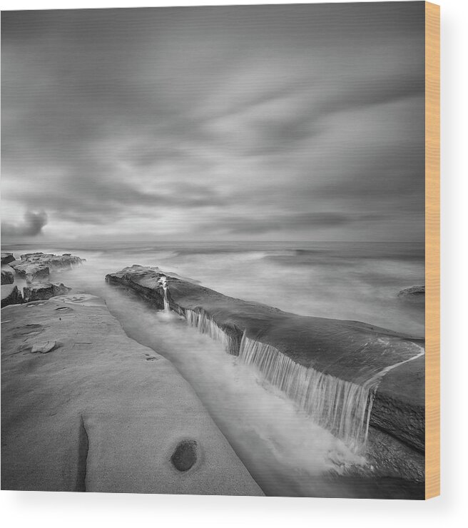 Ocean Wood Print featuring the photograph Destiny 10 #1 by Moises Levy