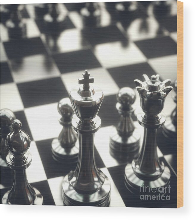 Chess Piece On Chess Board Poster by Ktsdesign - Fine Art America