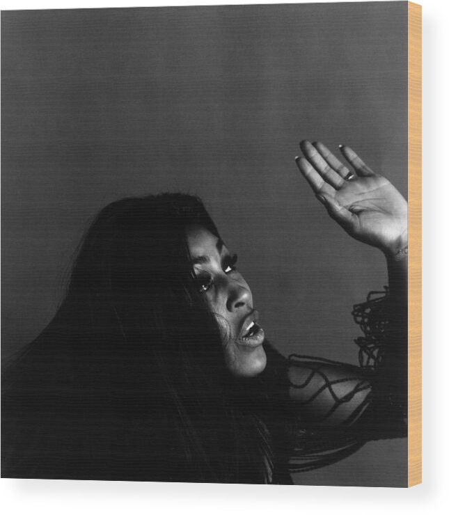 Tina Turner Wood Print featuring the photograph Tina Turner #6 by Jack Robinson
