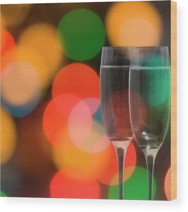 Focus Wood Print featuring the photograph Champagne by Deejpilot