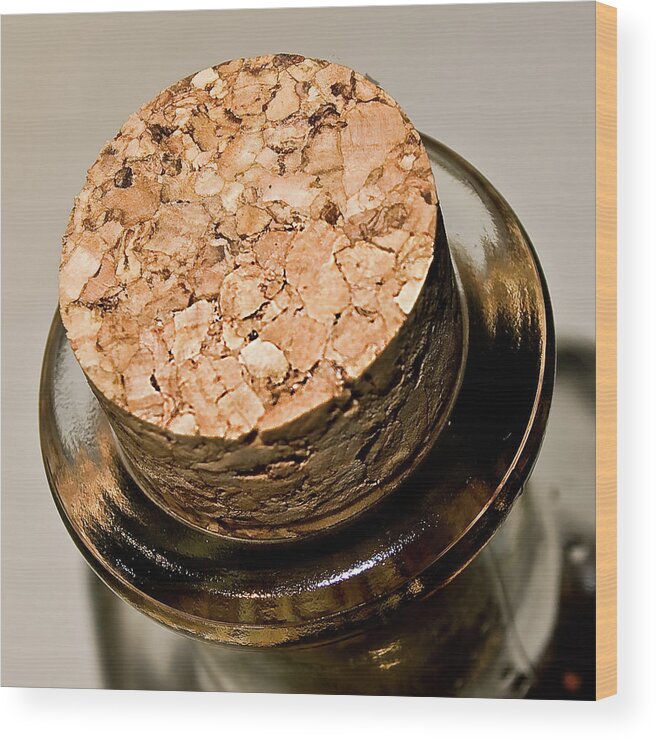Alcohol Wood Print featuring the photograph Cork by Losrodri