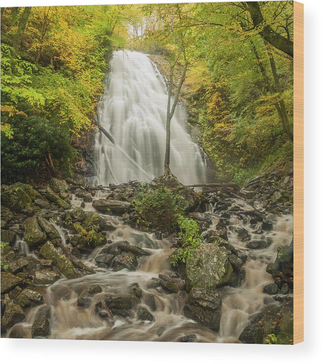 Crabtree Falls Wood Print featuring the photograph Crabtree Falls by Rob Hemphill