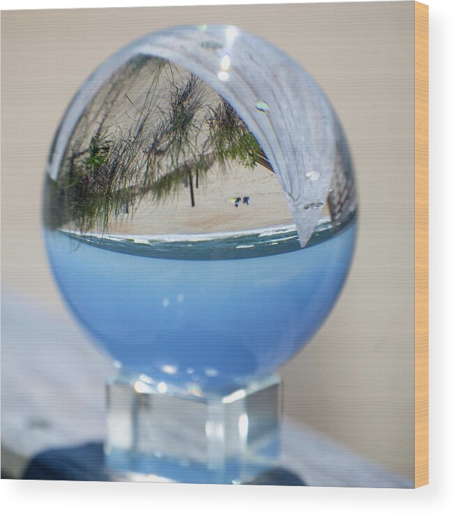 Crystal Ball Wood Print featuring the photograph Crystal Ball 22 by David Stasiak