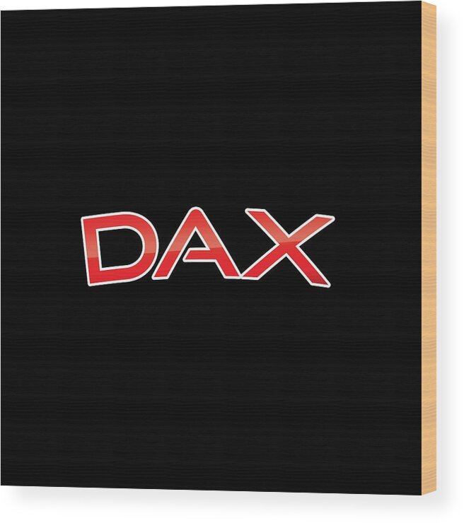 Dax Wood Print featuring the digital art Dax by TintoDesigns