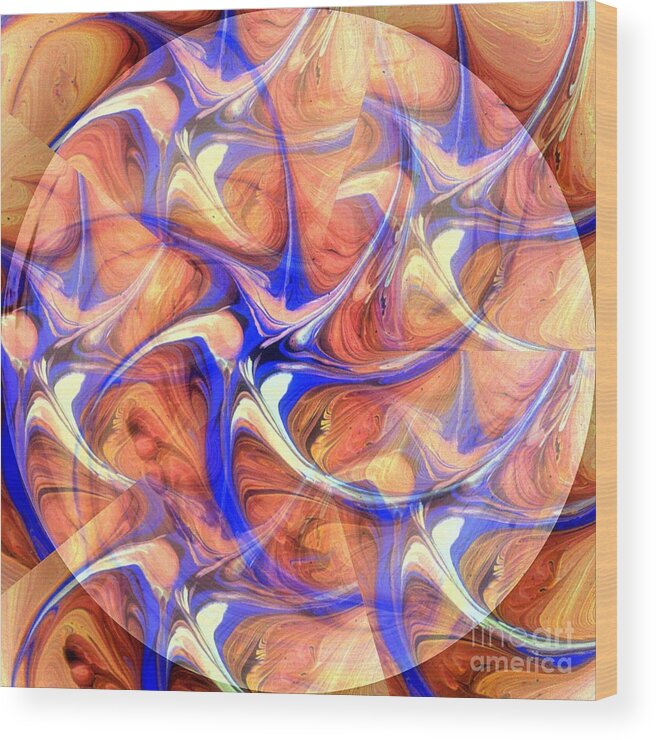 Starfish Wood Print featuring the digital art Divine Love by Maria Martinez