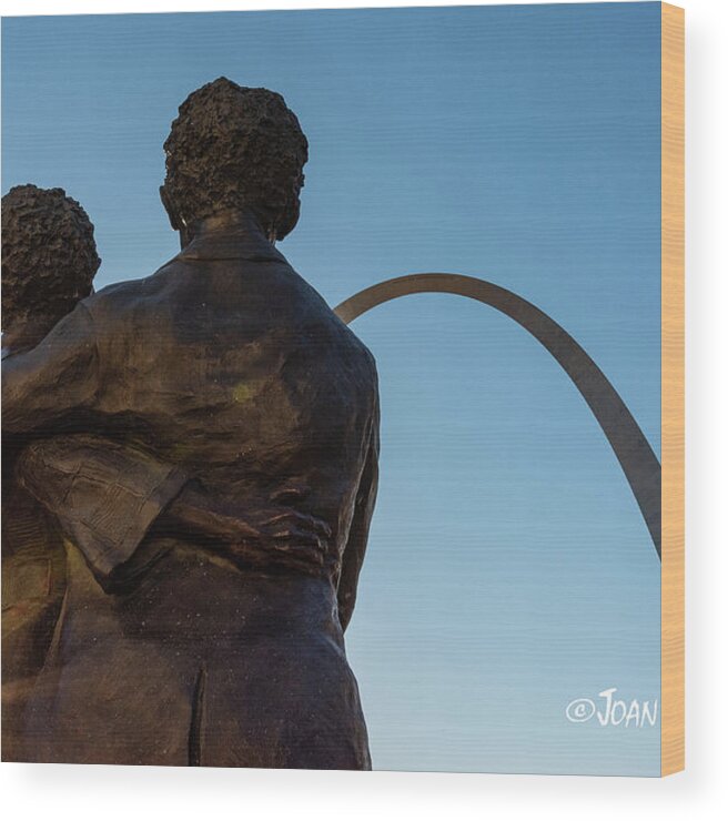 Arch Wood Print featuring the photograph Dred Scott by Joan Wallner