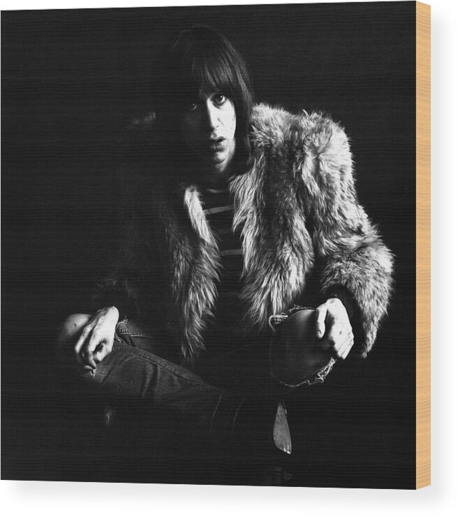 Singer Wood Print featuring the photograph Iggy Pop by Jack Robinson