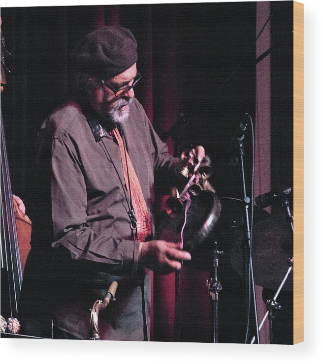 Jazz Wood Print featuring the photograph Joe Lovano 2 by Lee Santa