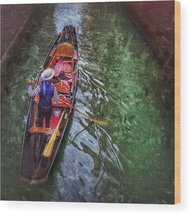  Wood Print featuring the photograph Lonely Gondola by Al Harden