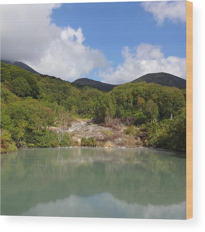 Lake Wood Print featuring the photograph Mt. Hakkoda by Yujun