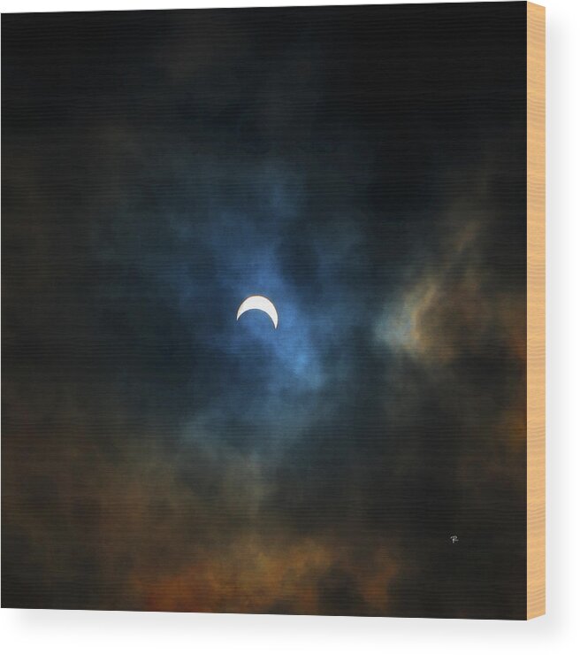  Wood Print featuring the photograph Partial Eclipse by Tom Romeo