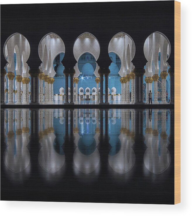 Arch Wood Print featuring the photograph Perfect Arches by Ahmed Thabet