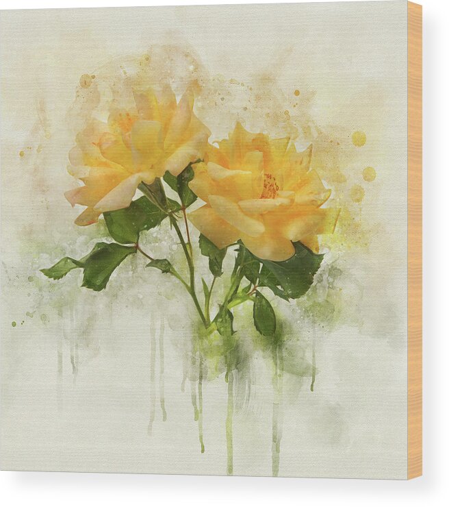 Roses Wood Print featuring the photograph Roses Unlimited by Leda Robertson