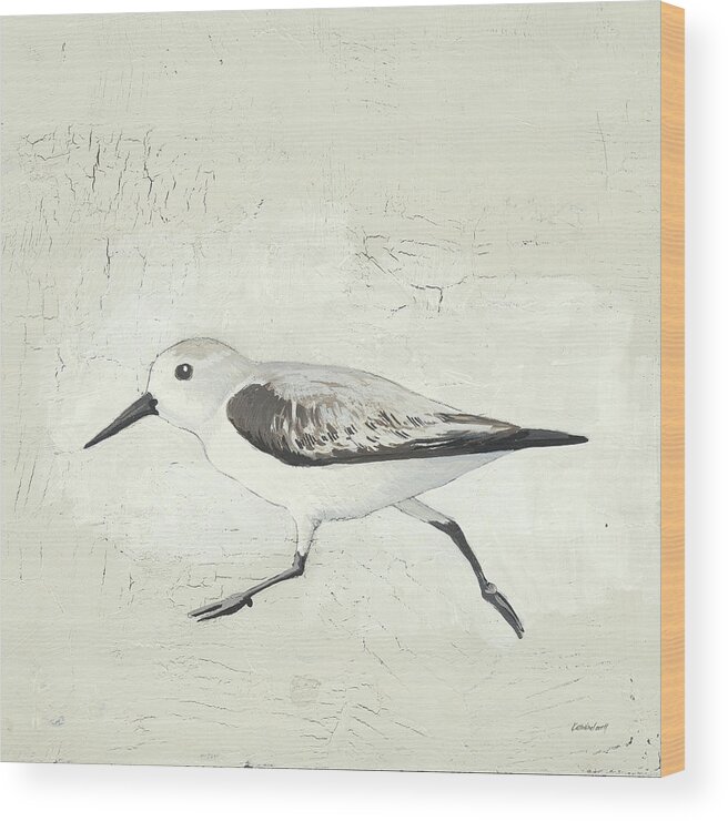 Animals Wood Print featuring the painting Sea Birds II by Kathrine Lovell