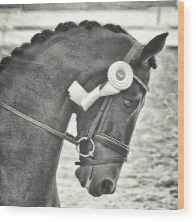 Horse Wood Print featuring the photograph Show Success by Dressage Design