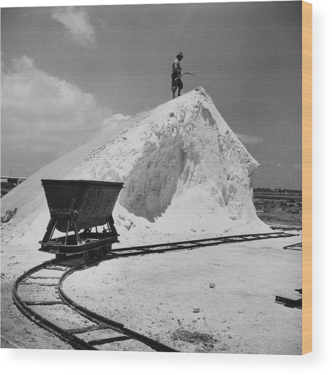 1950-1959 Wood Print featuring the photograph Spanish Salt by George Pickow