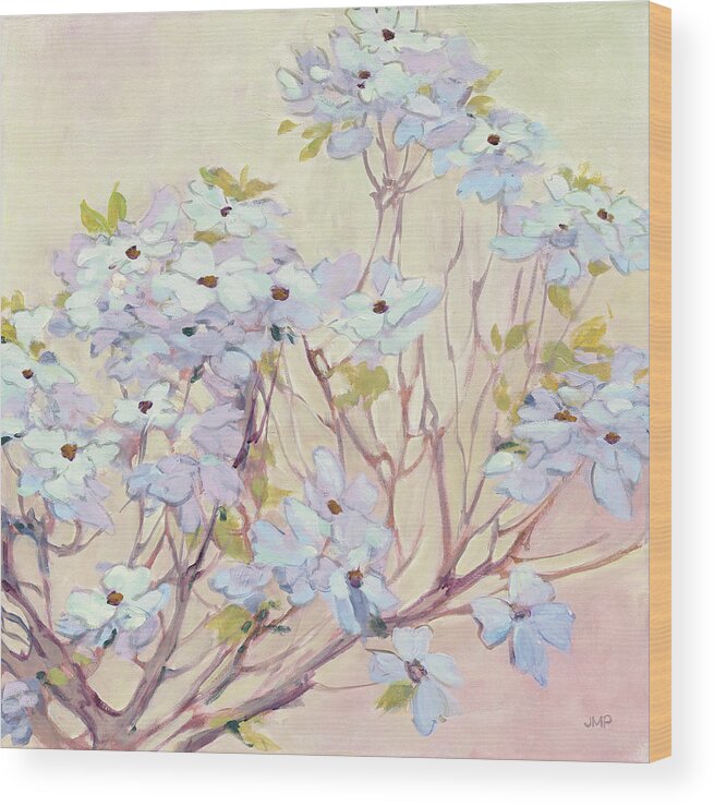 Blossoms Wood Print featuring the painting Spring Dogwood II by Julia Purinton