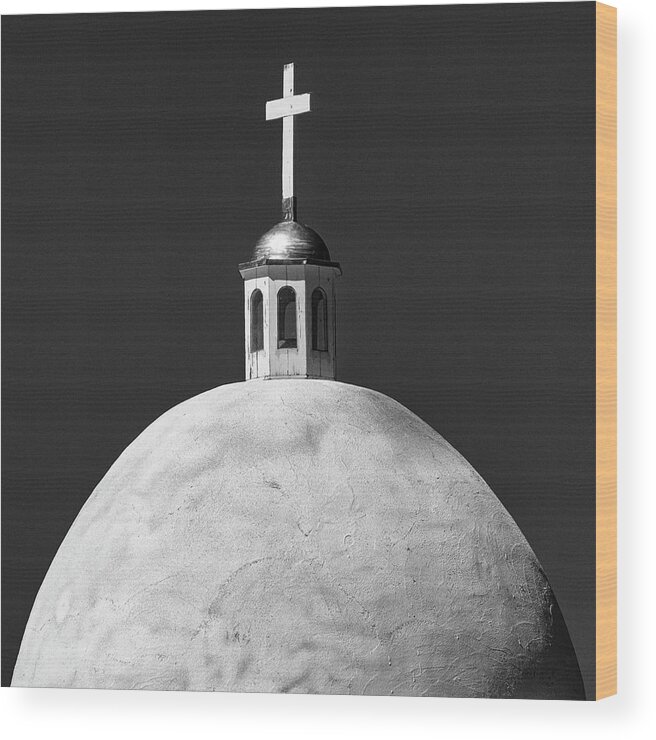 San Luis Valley Wood Print featuring the photograph Stations Of The Cross Dome by C. Fredrickson Photography