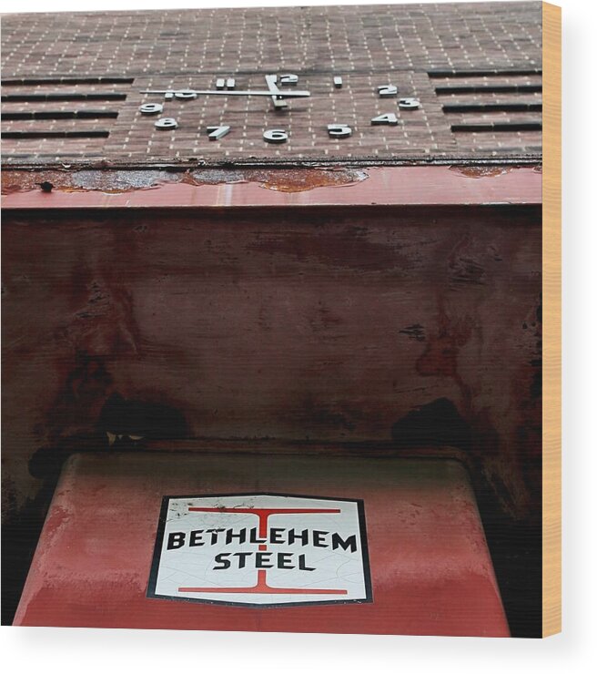 Bethlehem Wood Print featuring the photograph TimesOver by DJ Florek